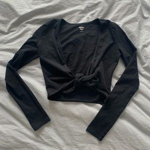 Sunday Best Wrap Crop Top